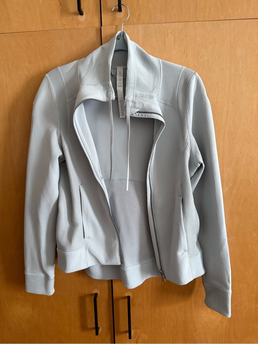 lululemon athletica Light BlueMesh-Panel Bomber Jacket